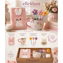 Elieldam Doğum Günü, Özel Gün, Yeni Iş, Figürlü Peluş Defter, Kupa ve Kalem Set