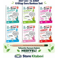 Sinan Kuzucu Yayınları 2027 Lgs 8.sınıf 6 Kitap Soru Bankası Seti Tohumlu Kurşun Kalem Hediyeli
