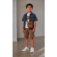 Yavrucak Kids Omuz Çantalı Erkek Çocuk Alt-Üst Takım