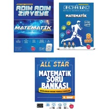 Anonim Newton Yayınları 8. Sınıf Matematik Adım Adım Zirveye Fasikül + All Star Soru Bankası + Kondisyon Haftalık Kazanım Denemeleri 37 Hafta