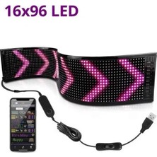 Teknodayım LED Ekran Matrix Panel En Büyük Boy Araba Yazısı