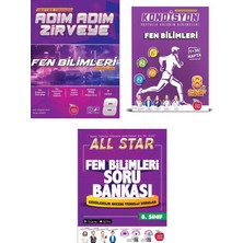 Anonim Newton Yayınları 8. Sınıf Fen Bilimleri Adım Adım Zirveye Fasikül + All Star Soru Bankası + Kondisyon Haftalık Kazanım Denemeleri 37 Hafta