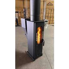 Bayfırıns Heatbox Kapali Alan Pelet Soba Bacalı