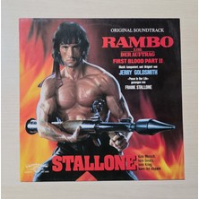 Rambo: First Blood Part Iı ( Rambo: 2. Teil - Der Auftrag ) - Original Soundtrack - 1985 - Dönem Baskı Plak - Longplay - Lp