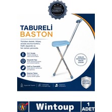 Wintoup #baston Sağlam Tabureli Oturaklı Katlanabilir Yaşlı Zor Yürüyüş Bastonu Taşınabilir Baston Sandalye