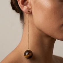 THEIA GemWorks Tigris - Kaplan Gözü Taşlı El Yapımı Küpe