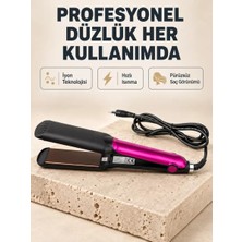 Esranın Dünyası Iyonik Saç Düzleştirici – 220°C Isıya Kadar Çıkan, LED Göstergeli ve Eşit Isı Dağılımlı Plaka