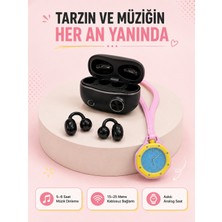 Esranın Dünyası Şarj Kutulu Kablosuz Kulaklık ve Pembe Çanta Charm Saat Ikili Fırsat Paketi - Lisinya