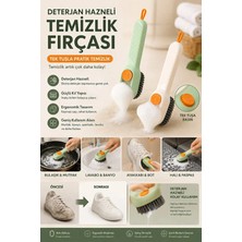 Tasarım Evi 1 Adet Çok Amaçlı Deterjan Hazneli Pratik El Temizlik Fırçası | Ayakkabı Bot Temizleme Yıkama Fırçası