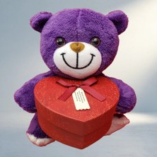 Meks Kalp Peluş Hediye Kutusu (Sevimli Model)