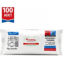 Ecoport Genel Yüzey Temizlik Havlusu - 100'LÜ Paket - Beyaz Sabun Kokulu Islak Mendil