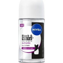 Belirtilmemiş Nıvea Roll On Black Whıte Invısıble Authentic Bayan 50 ml