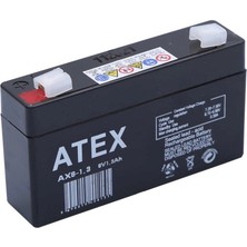 My Best Store Atex Ax6-1.3 6V 1.3AH Akü