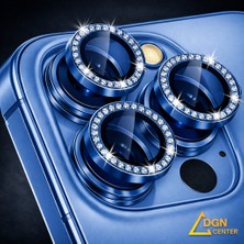 Fmk Iphone 13 Pro Max Uyumlu Taşlı Kamera Lens Koruyucu