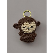Mundy Amigurumi Anahtarlık 6-8 cm Sevimli El Örgüsü Hediyelik Anahtar ve Çanta Aksesuarı