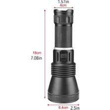 Esranın Dünyası 1200 Lümen Profesyonel Şarjlı El Feneri  WT-655