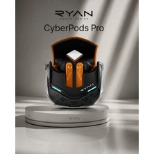 Ryan Bluetooth Kulaklık Anc Gürültü Engelleyici 4 Mikrofon Enc Düşük Gecikme Oyun Modu Cyberpods Pro