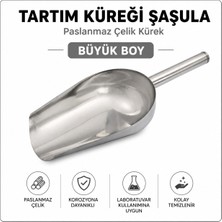 Labolist Tartım Küreği Şaşula - Paslanmaz Çelik Kürek Büyük Boy