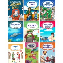 Timaş Çocuk Büyükbabamın Kocaman Denizi,falaka,80 Günde Devri Alem 9 Kitap Set 2,3,4.sınıflar Için Okuma Seti