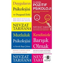 Timaş Yayınları Nevzat Tarhan 4 Kitap Set 10 Adımda Pozitif Psikoloji-Mutluluk Psikolojisi Stres-Kendinizle Barışık