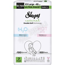 5 Adet Sleepy Natural Ultra Paket Double Soft Xxl 48'li