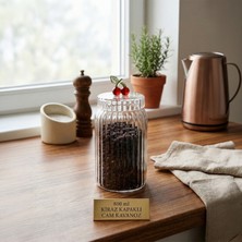Amisos Kiraz Kapaklı Cam Kavanoz - Şeffaf - 800 ml