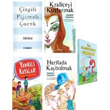 Tudem Yayın Grubu Tudem Yayınları Çizgili Pijamalı Çocuk - Kraliçeyi Kurtarmak - Haritada Kaybolmak - Yankılı Kayalar ( 5 Kitap )