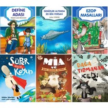 Timaş Çocuk 1.2.ve 3.sınıf Süper Olacak Koyun,mia ve Bazı Şekerli Şeyler,dağa Tırmanan Kedi,6 Kitaplık Set