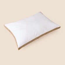 Matmel Soft Dar Dokumalı Mikrojel Yastık - Beyaz - 45X65 cm