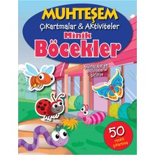 Parıltı Yayınları Muhteşem Çıkartmalar ve Aktiviteler Minik Böcekler