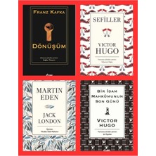 Koridor Yayıncılık 4 Kitap Bez Ciltli En Çok Okunan Set Sefiller-Dönüşüm-Martin Eden-Bir Idam Mahkumunun Son Günü