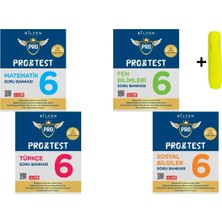 Bilfen Yayıncılık 6.sınıf Pro&test Matematik Fen Türkçe Sosyal Soru Bankası Yeni