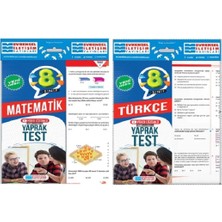 Evrensel İletişim Yayınları Evrensel Iletişim Yayınları Evrensel Iletişim 8. Sınıf Matematik + Türkçe Yaprak Test Seti 2 Kitap 2023