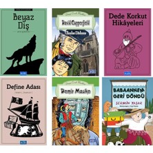 Parıltı Yayınları Babaannem Geri Döndü Beyaz Diş .demir Maske . Define Adası .dede Korkut Hikayeleri 6 Kitap Set