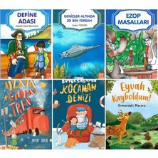 Timaş Çocuk 1.2.ve 3.sınıf Uzaya Giden Tren,büyükbabamın Kocaman Denizi,eyvah Kayboldum! - Ormandaki Macera,6 Kitaplık Seti