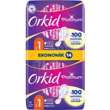 4 Adet Orkid Platinum Ekonomik Normal Ultra Hijyenik Ped 14'lü
