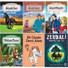 Parıltı Yayınları Zerdali Dedemle Bir Yıl,80 Günde Devri Alem,siyah Lale Ortaokul 6 Kitap Seti