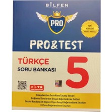 Bilfen Yayıncılık 5.sınıf Türkçe Pro Test Soru Bankası (Yeni Müfredat)