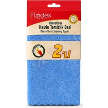 4 Adet Flodex Mikrofiber Havlu Temizlik Bezi 2'li