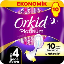 5 Adet Orkid Ultra Platinum Ekonomik Gece Ekstra Hijyenik Ped 10'lu