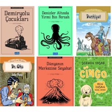 Parıltı Yayınları Demir Yolu Çocukları ,dr.oks , Donkişot ve Şermin Yaşar Cingo 6 Kitap Set