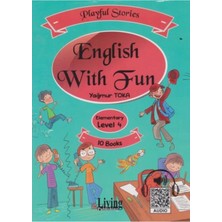 Living English Dictionary English With Fun Level 4 Seti 10 Kitap Takım