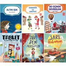 Timaş Çocuk Ilokul1.2.ve3.sınıf Hiç Göründüğü Gibi Değil / Tablet, Biri Beni Alkışlasın,sarı Balonun Yolculuğu.6 Kitap Set