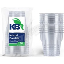 4 Adet Kbr Kristal Bardak 10'lu