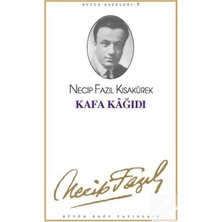 Büyük Doğu Yayınları Kafa Kâğıdı - Necip Fazıl Kısakürek