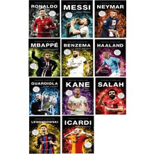 Parodi Yayınları Sahanın Yıldızları Ronaldo - Icardi ( Poster Sticker Futbolcu Kartı Hediyeli ) Toplam 11 Kitap