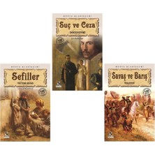 Anonim Yayıncılık Anonim Savaş ve Barış - Suç ve Ceza - Sefiller Set 3 Kiap