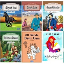 Parıltı Yayınları Sakız Sardunya,80 Günde Devri Alem,seçme Hikayeler Ortaokul 6 Kitap Set