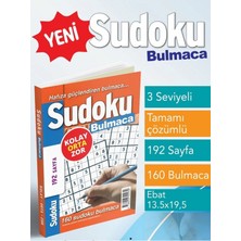 Evrensel İletişim Yayınları 192 Sayfa Sudoku Bulmaca Kolay-Orta-Zor 9 Yaş ve Üzeri Çocuklar İçin