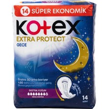 3 Adet Kotex Extra Protect Ultra Quadro Gece 14'lü